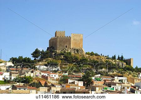 Spain, Alicante, Petrel, Village, House, Houses, Castle View Large Photo Image Stock Photograph - Spain, Alicante, Petrel, Village, House, Houses, Castle. Fotosearch