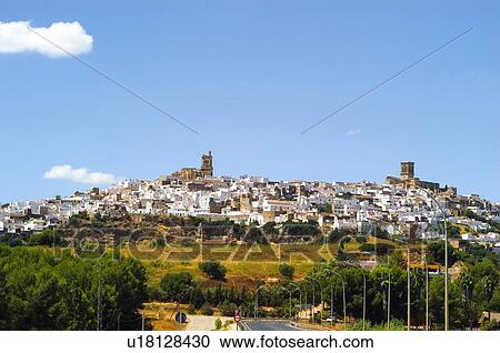 Spain, Andalucia, Andalusia, Cadiz, Arcos de la frontera, City, Views of the city View Large Photo Image Stock Image - Spain, Andalucia, Andalusia, Cadiz, Arcos de la frontera, City, Views of the city. Fotosearch