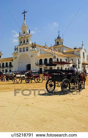 Spain, Andalucia, Andalusia, Huelva, Aldea del rocio, El rocio, Rocio View Large Photo Image Stock Image - Spain, Andalucia, Andalusia, Huelva, Aldea del rocio, El rocio, Rocio. Fotosearch