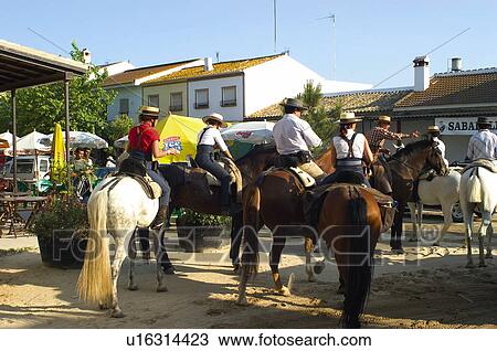 Spain, Andalucia, Andalusia, Huelva, Aldea del rocio, El rocio, Rocio View Large Photo Image Stock Image - Spain, Andalucia, Andalusia, Huelva, Aldea del rocio, El rocio, Rocio. Fotosearch