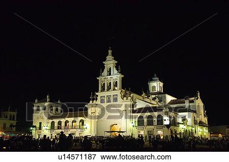 Stock Photo - Spain, Andalucia, Andalusia, Huelva, Aldea del rocio, El rocio, Rocio. Fotosearch