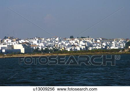 Spain, Andalucia, Andalusia, Huelva, Ayamonte, Coast, Sea View Large Photo Image Stock Photograph - Spain, Andalucia, Andalusia, Huelva, Ayamonte, Coast, Sea. Fotosearch