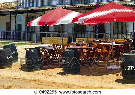 Stock Photography - Spain, Andalucia, Andalusia, Huelva, Aldea del rocio, El rocio, Rocio. Fotosearch
