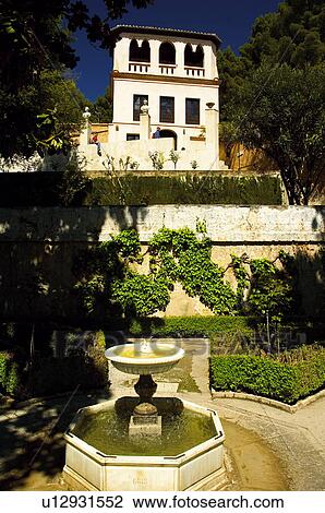 Stock Image - Spain, Andalucia, Andalusia, Granada, Architecture, Art, Monument. Fotosearch