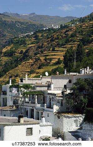 Spain, Andalucia, Andalusia, Granada, Bubion, Capileira, Village View Large Photo Image Stock Image - Spain, Andalucia, Andalusia, Granada, Bubion, Capileira, Village. Fotosearch