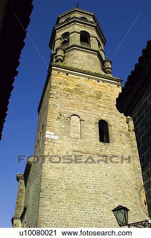 Stock Image - Spain, Andalucia, Andalusia, Jaen, Baeza, Architecture, Art. Fotosearch