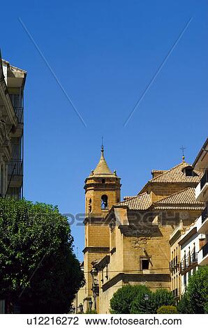 Stock Image - Spain, Andalucia, Andalusia, Jaen, Ubeda, City, House. Fotosearch