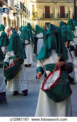 Stock Image - Spain, Andalucia, Andalusia, Jaen, Baeza, Religion, Religiuos. Fotosearch