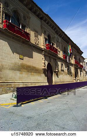 Stock Image - Spain, Andalucia, Andalusia, Jaen, Baeza, City, Town. Fotosearch