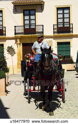 Stock Image - Spain, Andalucia, Andalusia, Jaen, Street, Facade, House. Fotosearch
