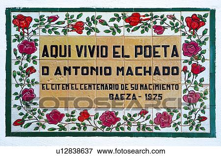 Stock Photo - Spain, Andalucia, Andalusia, Jaen, Baeza, Tile, Tiles. Fotosearch