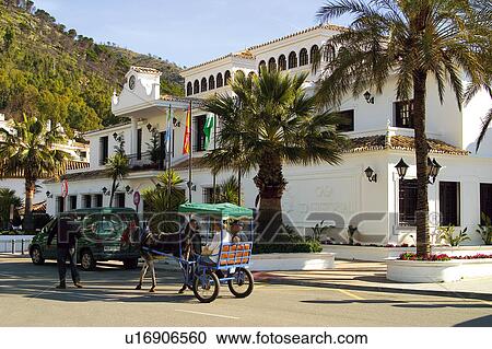 Spain, Andalucia, Andalusia, Malaga, Mijas, City, Tree View Large Photo Image Stock Image - Spain, Andalucia, Andalusia, Malaga, Mijas, City, Tree. Fotosearch