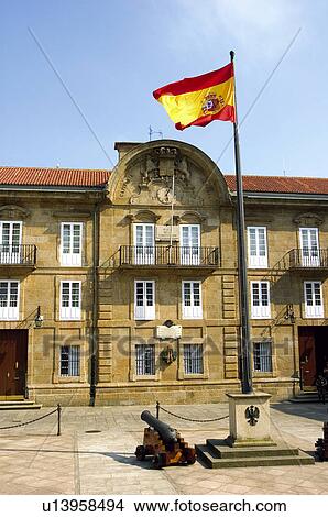 Spain, Galicia, Coruña, A coruña, City, Town, Building View Large Photo Image Picture - Spain, Galicia, Coruña, A coruña, City, Town, Building. Fotosearch