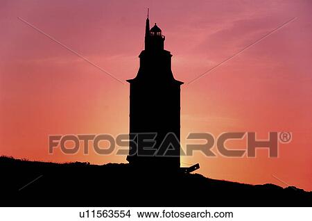 Spain, Galicia, Coruña, A coruña, Monument, Tower, Hercules View Large Photo Image Picture - Spain, Galicia, Coruña, A coruña, Monument, Tower, Hercules. Fotosearch