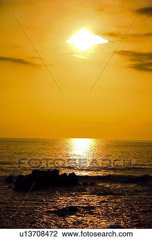 Spain, Galicia, Coruña, A coruña, Landscape, Sunset, Sun View Large Photo Image Stock Image - Spain, Galicia, Coruña, A coruña, Landscape, Sunset, Sun. Fotosearch