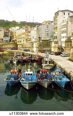 Spain, Galicia, Malpica, Harbor, Harbour, Sea, Ship View Large Photo Image Picture - Spain, Galicia, Malpica, Harbor, Harbour, Sea, Ship. Fotosearch