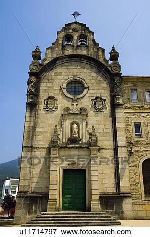 Spain, Galicia, Mondoñedo, Art, Architecture, Building, Seminar View Large Photo Image Stock Photo - Spain, Galicia, Mondoñedo, Art, Architecture, Building, Seminar. Fotosearch