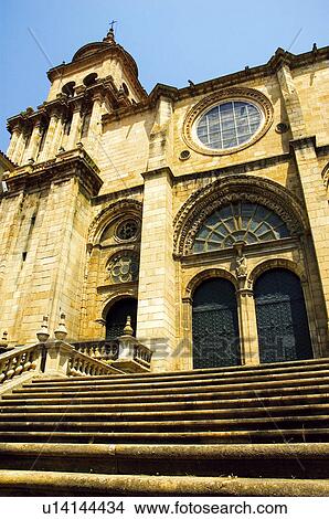 Spain Galicia Orense architecture cathedral View Large Photo Image Picture - Spain Galicia Orense architecture cathedral. Fotosearch