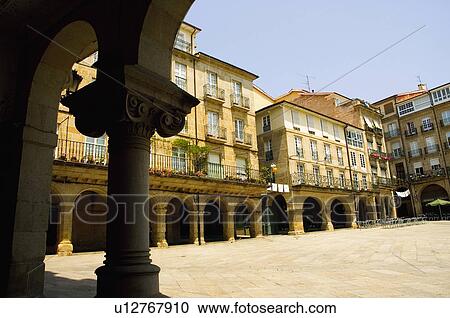 Spain, Galicia, Orense, Building, Buildings, House, Houses View Large Photo Image Stock Image - Spain, Galicia, Orense, Building, Buildings, House, Houses. Fotosearch