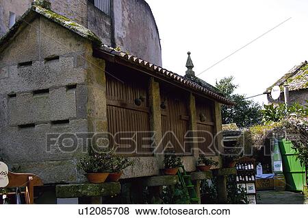 Spain, Galicia, Pontevedra, Cambados, Village, House, Houses View Large Photo Image Stock Photo - Spain, Galicia, Pontevedra, Cambados, Village, House, Houses. Fotosearch