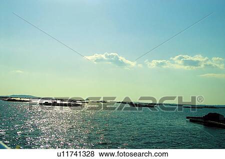 Stock Photo - Spain, Galicia, Pontevedra, Ogrove, O grove, Rias baixas, Ria arousa. Fotosearch