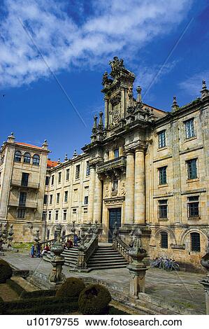 Spain, Galicia, Santiago, Compostela, Santiago compostela, Art, Monument View Large Photo Image Stock Photography - Spain, Galicia, Santiago, Compostela, Santiago compostela, Art, Monument. Fotosearch