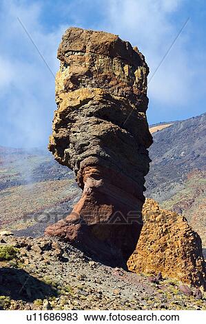 Stock Image - Spain, Canary islands, Island, Islands, Tenerife, Nature, Mountain. Fotosearch