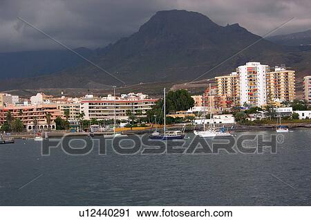 Stock Image - Spain, Canary islands, Island, Islands, Tenerife, South, South tenerife. Fotosearch