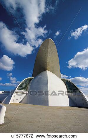 Stock Image - Spain, Canary islands, Island, Islands, Tenerife, Architecture, Modern. Fotosearch