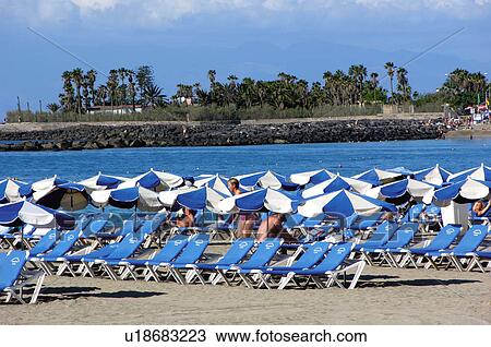 Stock Image - Spain, Canary islands, Island, Islands, Tenerife, South, South tenerife. Fotosearch
