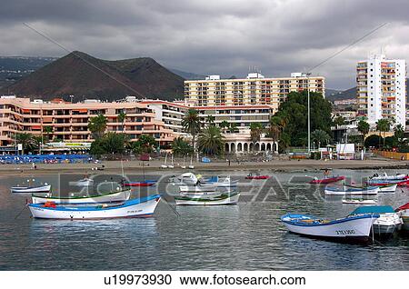 Stock Image - Spain, Canary islands, Island, Islands, Tenerife, South, South tenerife. Fotosearch