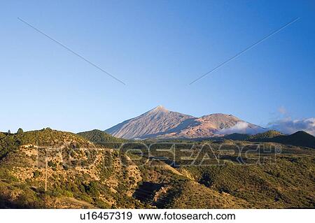 Stock Photo - Spain, Canary islands, Island, Islands, Tenerife, Nature, Mountain. Fotosearch