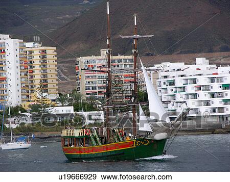 Stock Photo - Spain, Canary islands, Island, Islands, Tenerife, South, South tenerife. Fotosearch