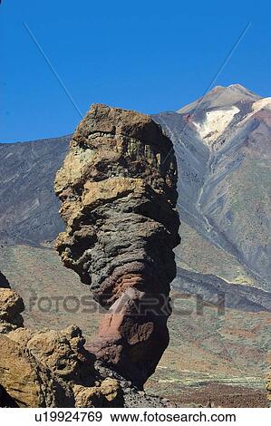 Stock Photo - Spain, Canary islands, Island, Islands, Tenerife, Nature, Mountain. Fotosearch