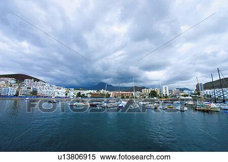 Stock Photography - Spain, Canary islands, Island, Islands, Tenerife, South, South tenerife. Fotosearch