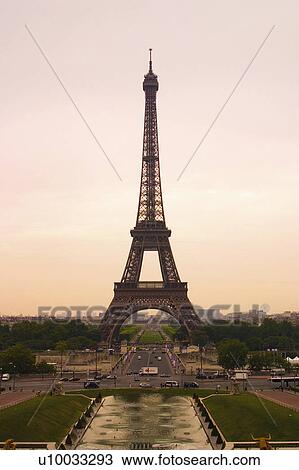 Stock Image - Europe, France, Paris, European city, City, Town, Architecture. Fotosearch