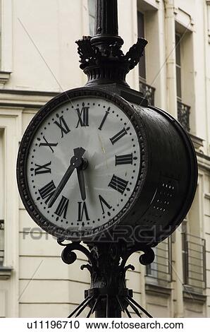 Stock Image - Europe, France, Paris, European city, City, Town, Street. Fotosearch