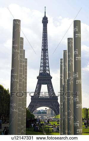 Stock Image - Europe, France, Paris, European city, City, Town, Architecture. Fotosearch