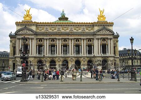 Stock Image - Europe, France, Paris, European city, City, Town, Architecture. Fotosearch