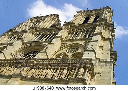 Stock Image - Europe, France, Paris, European city, City, Town, Architecture. Fotosearch