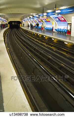Europe, France, Paris, European city, City, Town, Underground View Large Photo Image Stock Photo - Europe, France, Paris, European city, City, Town, Underground. Fotosearch