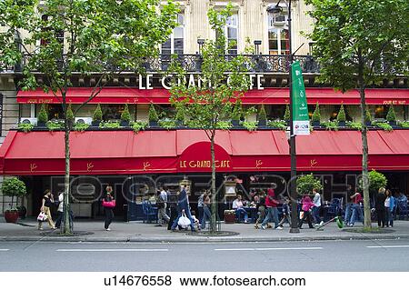 Europe, France, Paris, European city, City, Town, Sidewalk View Large Photo Image Stock Photo - Europe, France, Paris, European city, City, Town, Sidewalk. Fotosearch