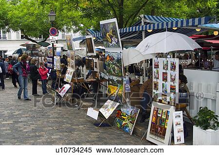 Europe, France, Paris, European city, City, Town, Montmartre View Large Photo Image Stock Photography - Europe, France, Paris, European city, City, Town, Montmartre. Fotosearch
