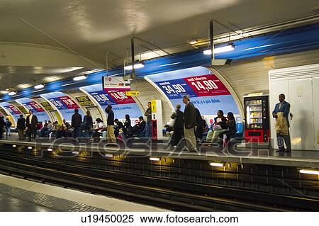 Europe, France, Paris, European city, City, Town, Underground View Large Photo Image Stock Photography - Europe, France, Paris, European city, City, Town, Underground. Fotosearch