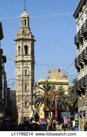 Picture - Spain, Comunidad valenciana, Valencia, City, Town, Building, Buildings. Fotosearch