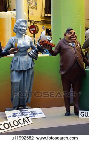 Spain, Comunidad valenciana, Valencia, Ninot, Ninots, Falla, Fallas View Large Photo Image Stock Image - Spain, Comunidad valenciana, Valencia, Ninot, Ninots, Falla, Fallas. Fotosearch