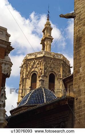 Stock Image - Spain, Comunidad valenciana, Valencia, City, Town, Building, Architecture. Fotosearch