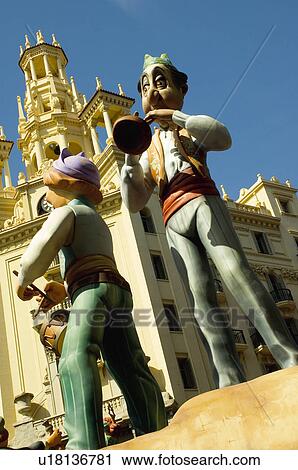 Stock Image - Spain, Comunidad valenciana, Valencia, City, Town, Architecture, Art. Fotosearch