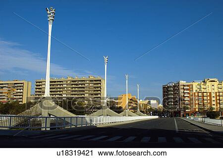 Stock Image - Spain, Comunidad valenciana, Valencia, City, Town, Architecture, Building. Fotosearch