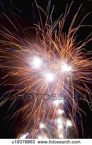 Spain, Comunidad valenciana, Valencia, City, Town, Fireworks, Night View Large Photo Image Stock Image - Spain, Comunidad valenciana, Valencia, City, Town, Fireworks, Night. Fotosearch